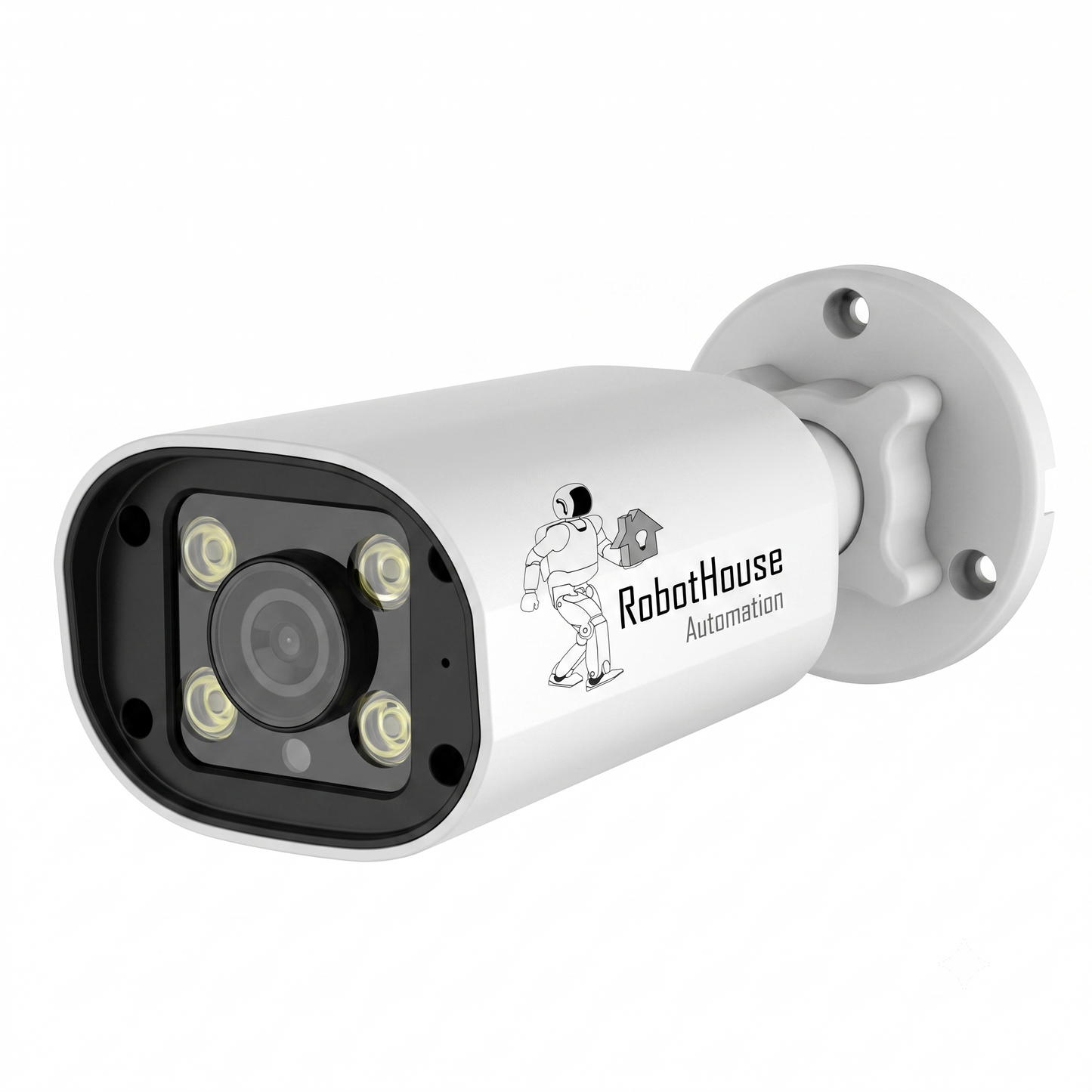 VANDALPROOF AND WATERPROOF 4 LED IP CAMERA | BULLET | 5MP | Full Metal Case