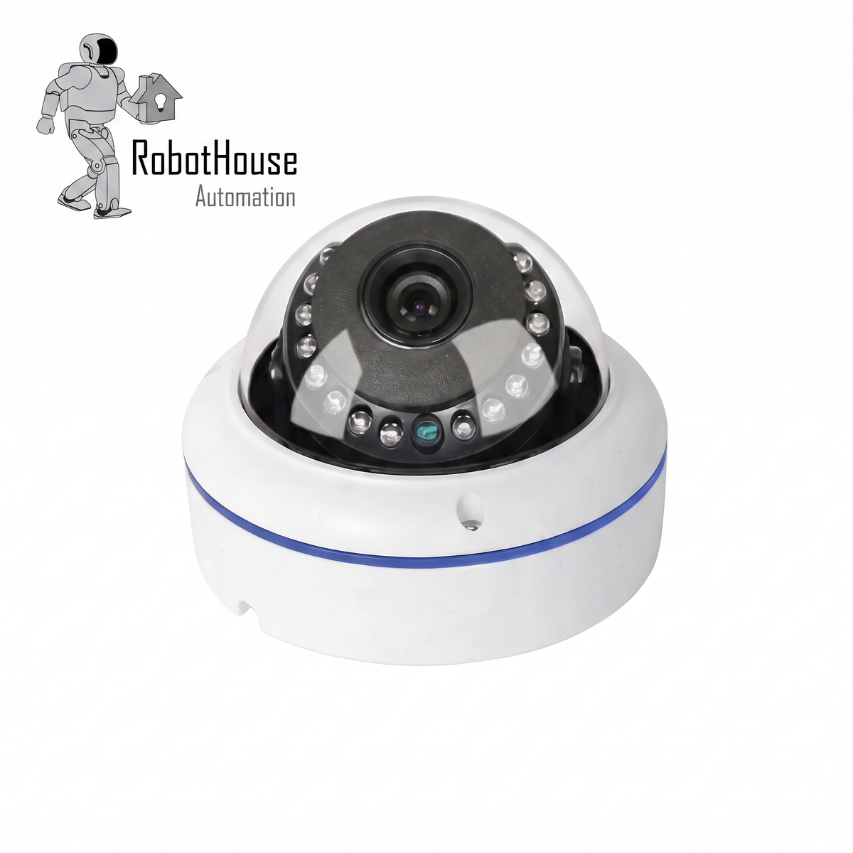 VANDALPROOF AND WATERPROOF 15 LED IP CAMERA | DOME | 8MP | Full Metal Case