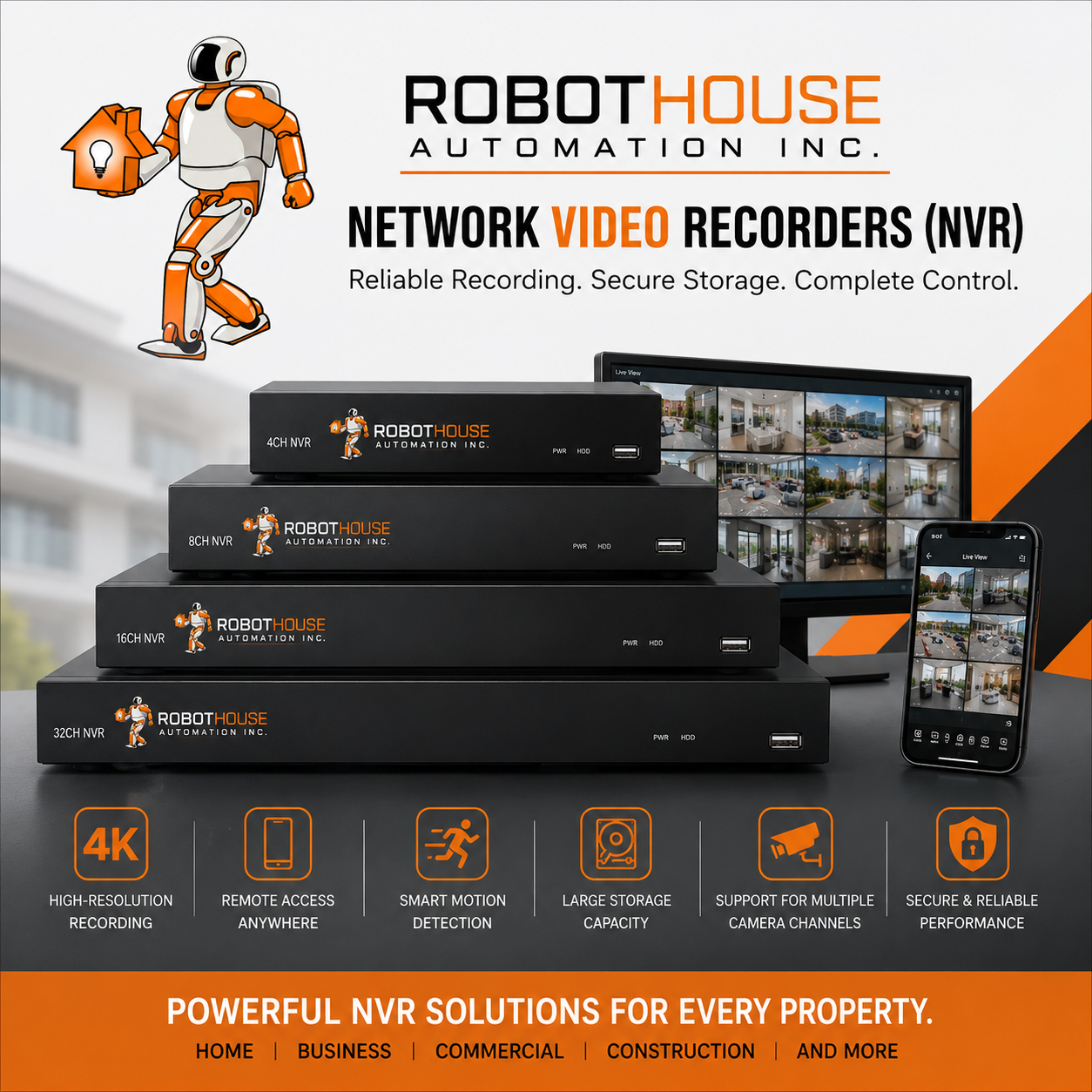 RobotHouse Network Video Recorder (NVR)