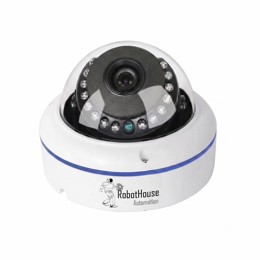 VANDALPROOF AND WATERPROOF 15 LED IP CAMERA | DOME | 8MP | Full Metal Case