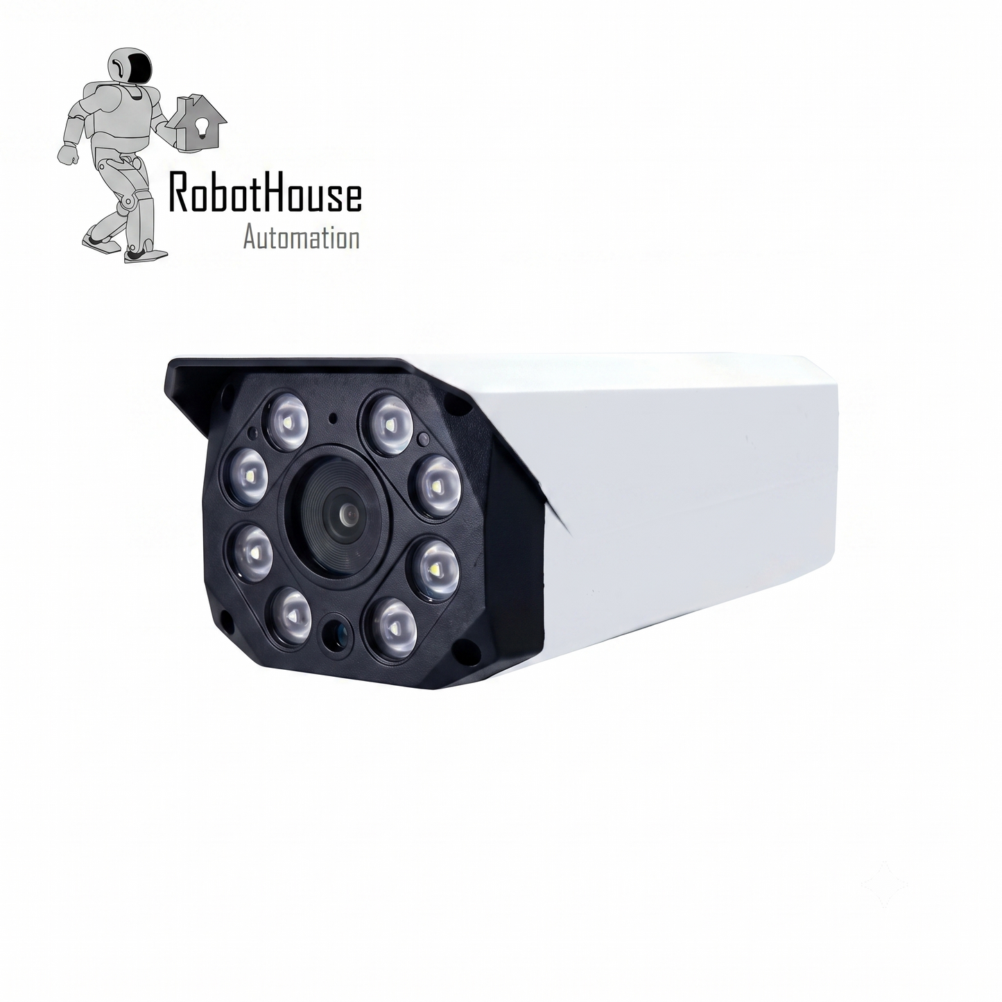 4X AUTO FOCUS MOTORIZED 2.8-12MM 8 LED IP CAMERA | BULLET | 8MP | Full Metal Case