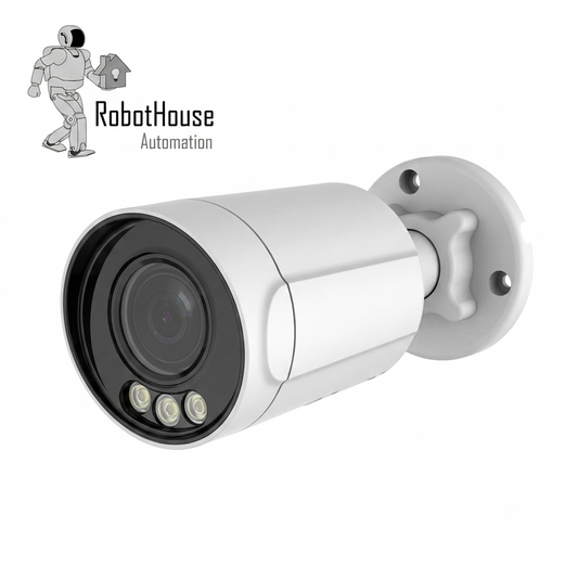 VANDALPROOF AND WATERPROOF 3 LED IP CAMERA | BULLET | 8MP | Full Metal Case