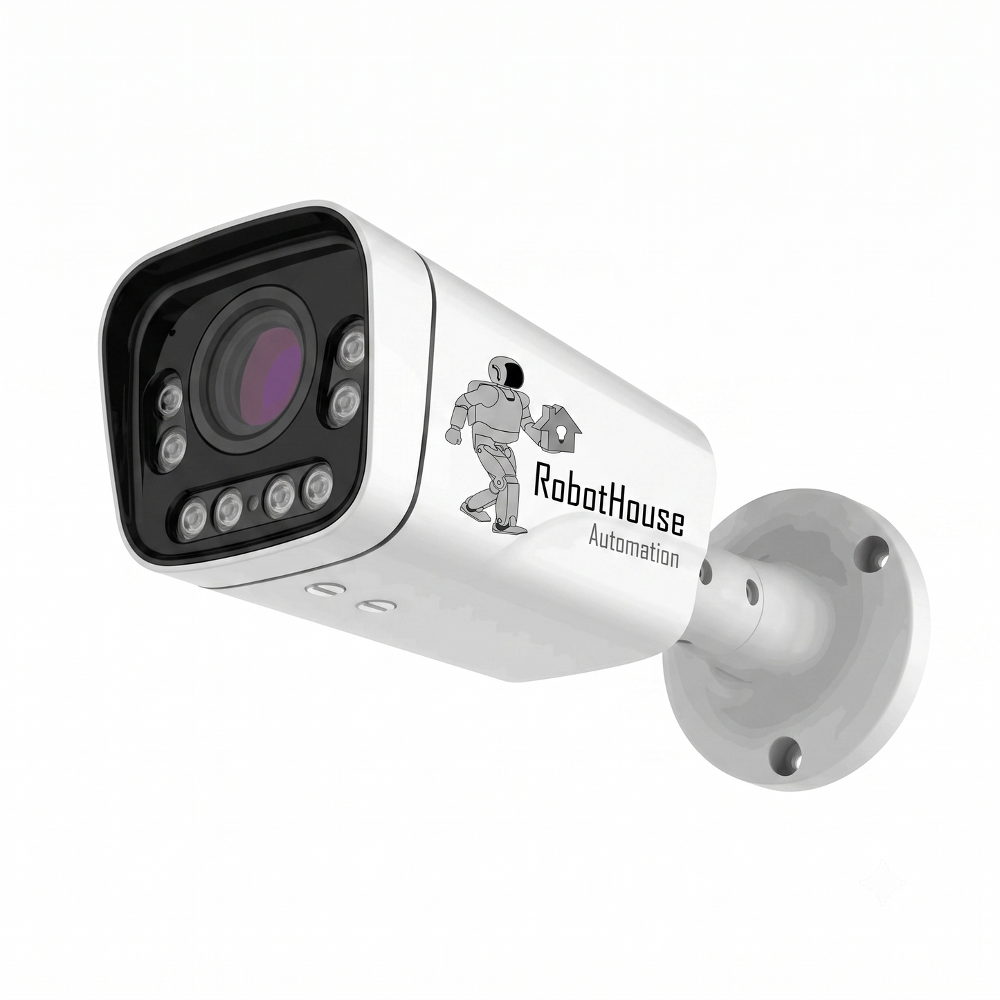 MANUAL VARIFOCAL ZOOM 2.8-12MM 8 LED IP CAMERA | BULLET | 5MP | Full Metal Case