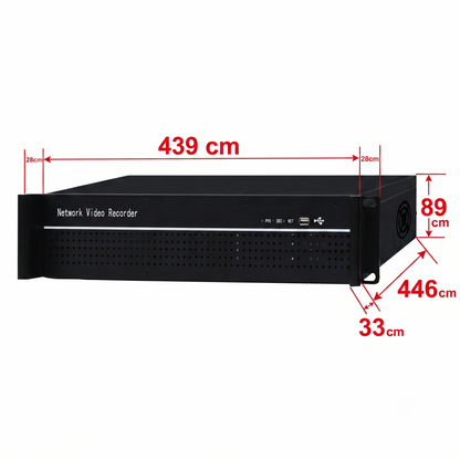 64-CHANNEL NETWORK VIDEO RECORDER (NVR) - HDD not included