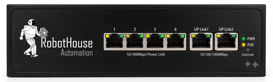 SMART 100MBPS POE SWITCH - 4 POE PORTS WITH DUAL UPLINK