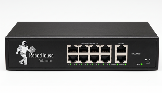 SMART 100MBPS POE SWITCH - 8 POE PORTS WITH DUAL UPLINK
