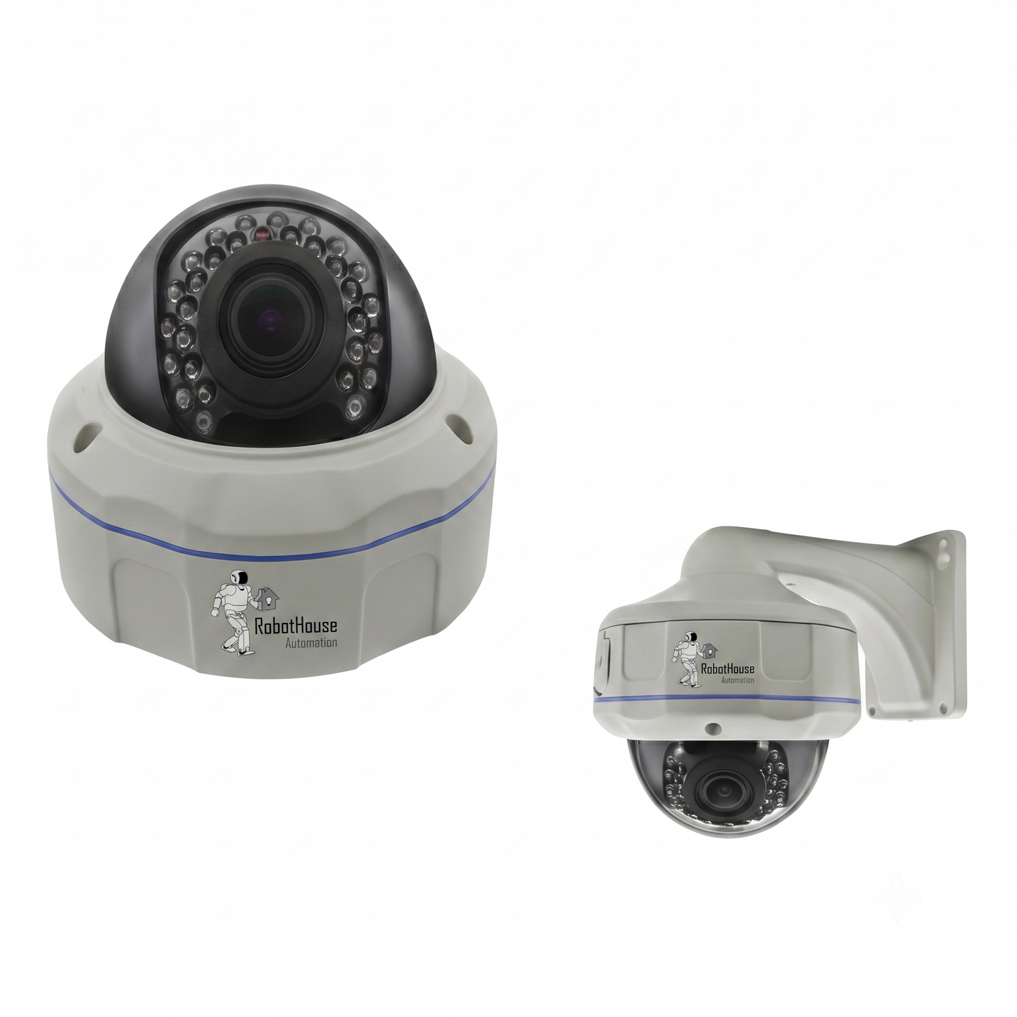 VANDALPROOF AND WATERPROOF 30 LED IP CAMERA | DOME | 5MP | Full Metal Case