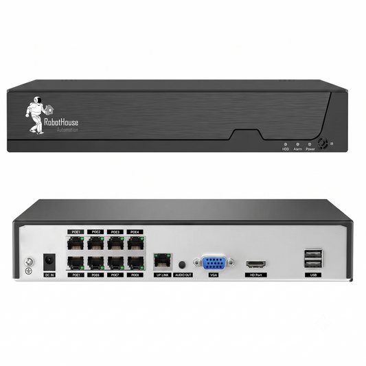 8-CHANNEL NETWORK VIDEO RECORDER (NVR) - HDD not included