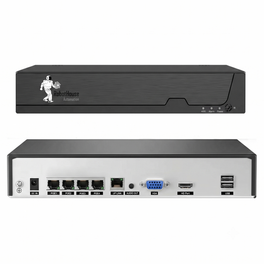 4-CHANNEL NETWORK VIDEO RECORDER (NVR) - HDD not included