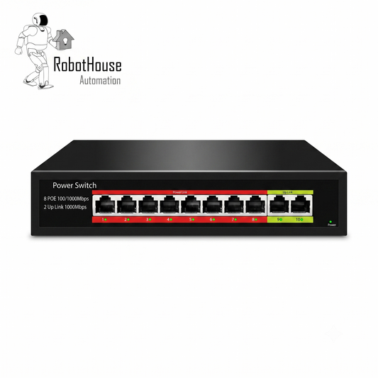 SMART GIGABIT POE SWITCH - 8 POE PORTS WITH DUAL UPLINK PORTS