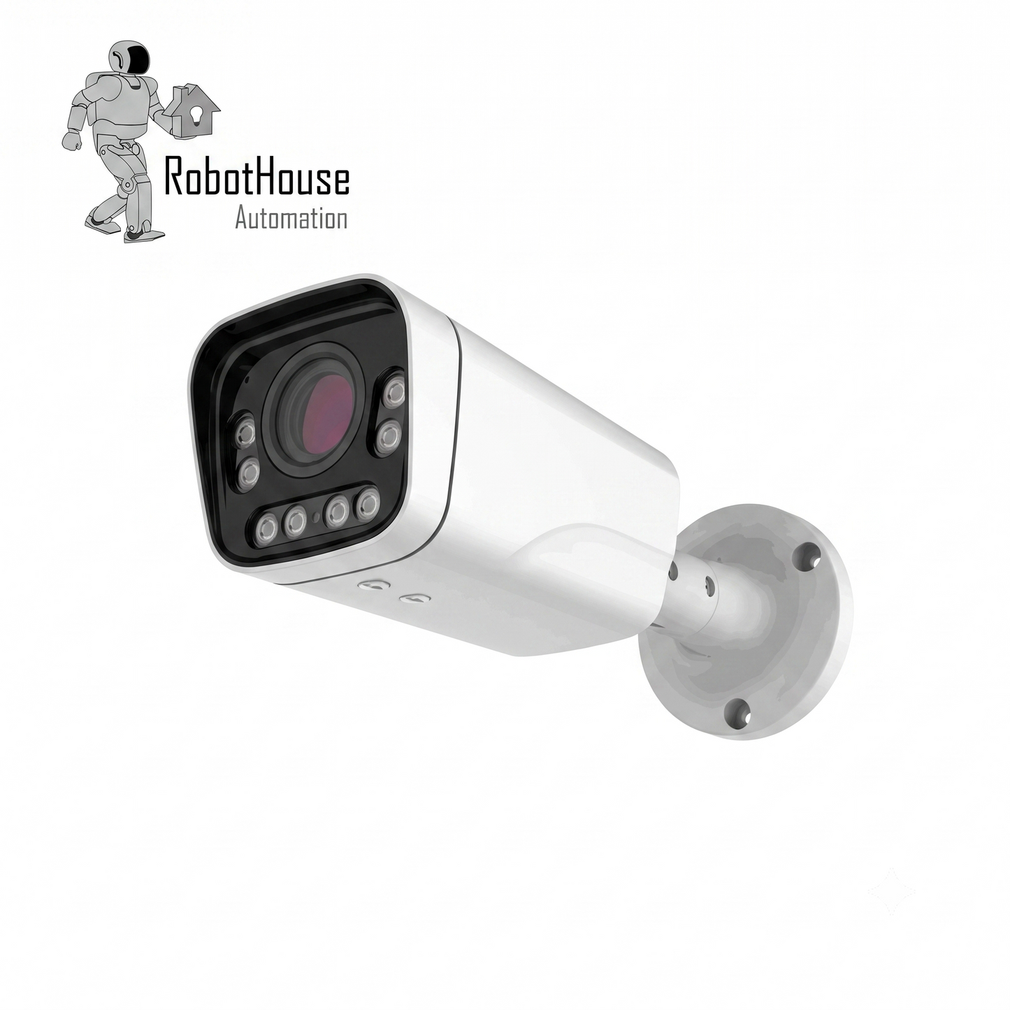 4X AUTO FOCUS MOTORIZED 2.8-12MM 8 LED IP CAMERA | BULLET | 5MP | Full Metal Case