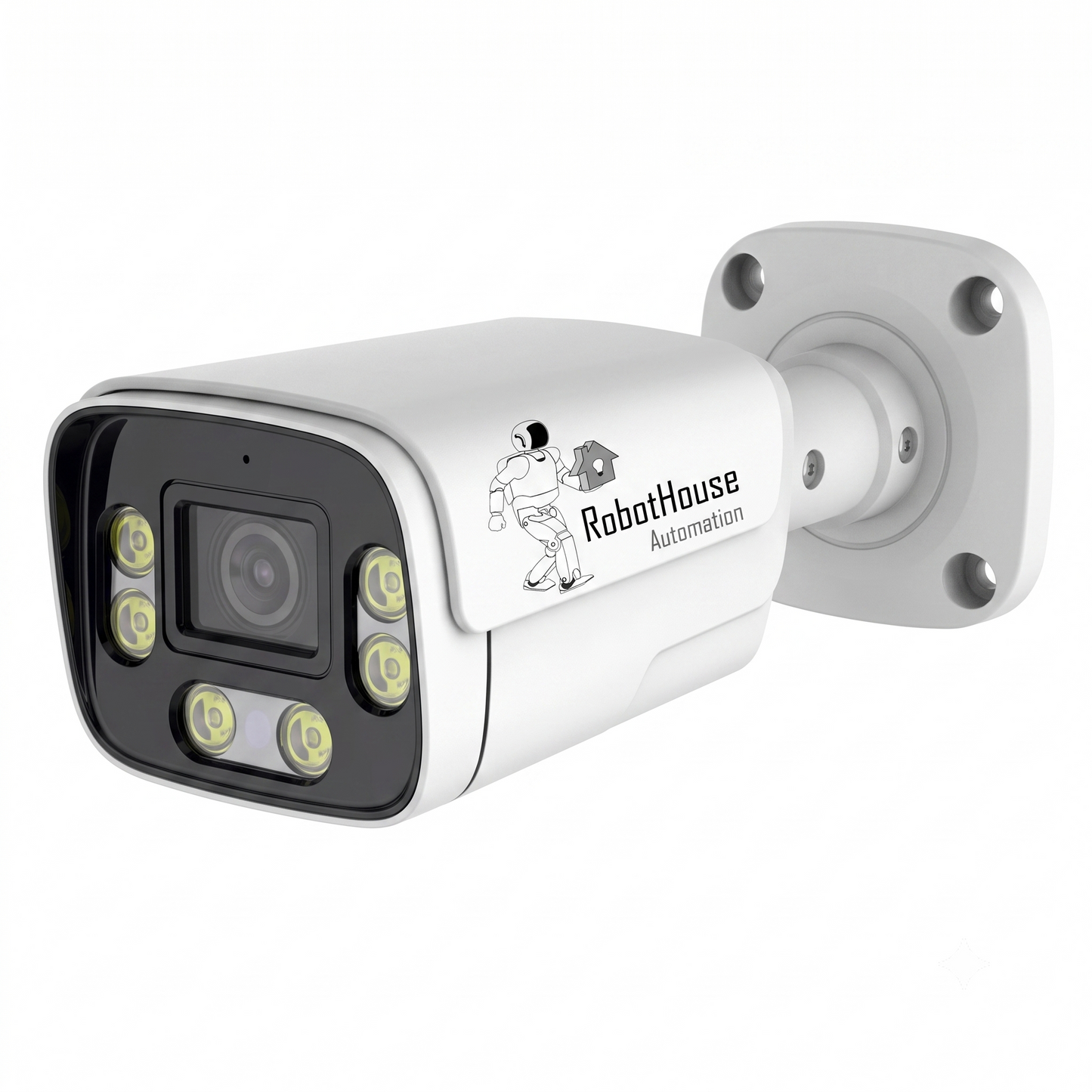 VANDALPROOF AND WATERPROOF 6 LED IP CAMERA | BULLET | 8MP | Full Metal Case