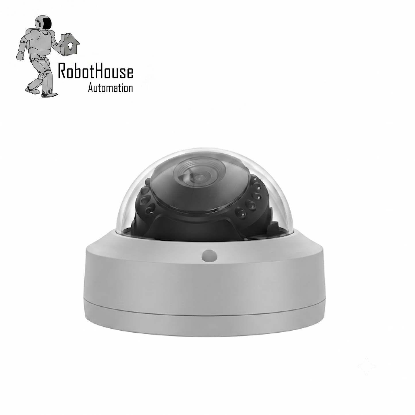 VANDALPROOF AND WATERPROOF 15 LED IP CAMERA | DOME | 5MP | Full Metal Case