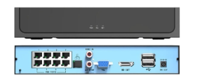 NVR,8 CH POE Network Video Recorder for Home Security Camera System, RHA-NVR-004