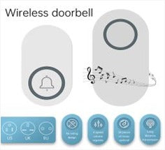 Kinetic wireless doorbell, EU/US/UK  plug,150m Long, Self-powered,RHA-WD-005 MOQ-5PC